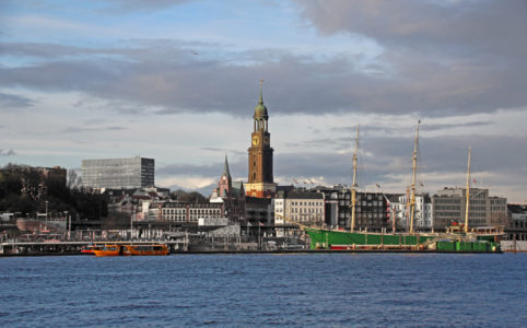 Steinwerder - Blick auf den Hamburger Hafen