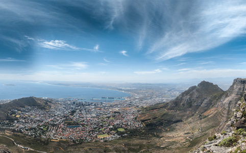 Tafelberg Kapstadt Überblick Panorama