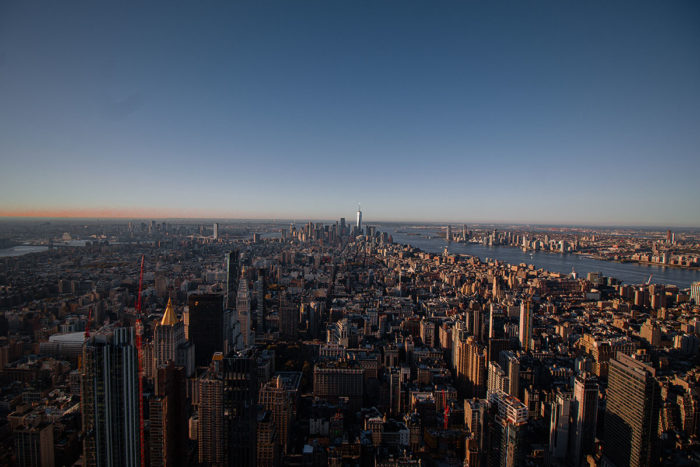 Empire State Building Ausblick Richtung Süden