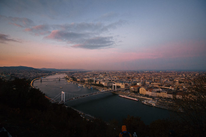 Budapest Stadt und Donau